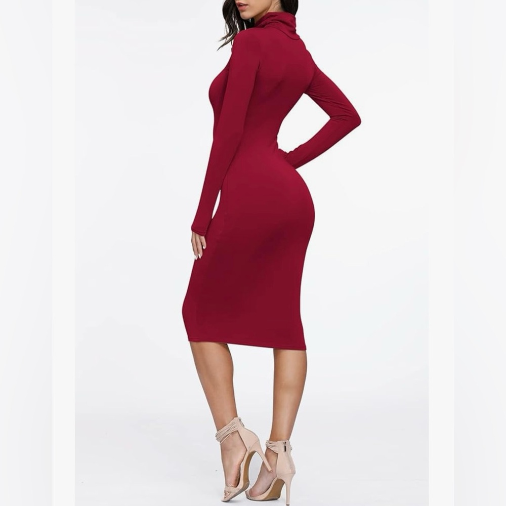 NWOT body con long sleeve dress